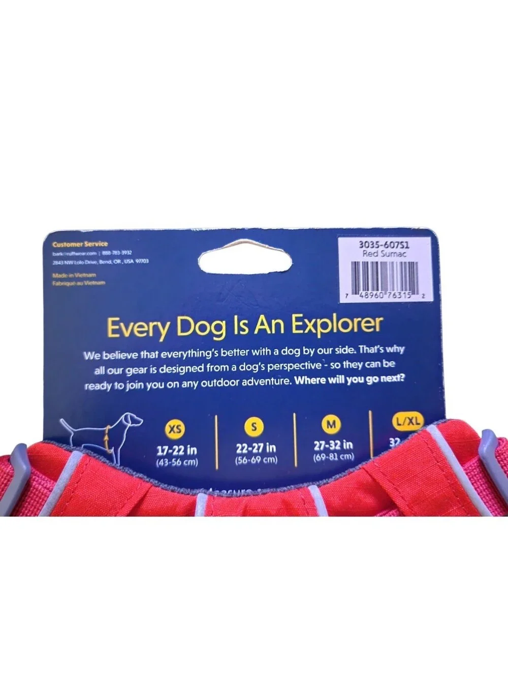 NWT Ruffwear Switchbak™ Dog Harnessharness with Pockets, XS